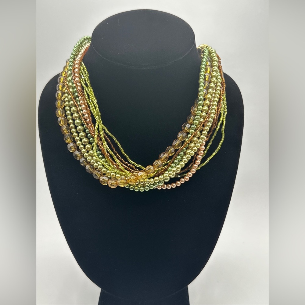Vintage 1970’s Multi Strand Necklace #568